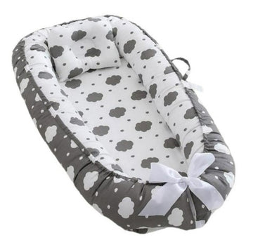 Baby nest bed - portable lounger CLOUDY NIGHT